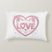 Sparkling Cat Love アクセントクッション (裏面)