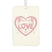 Sparkling Cat Love カーエアーフレッシュナー (裏面)