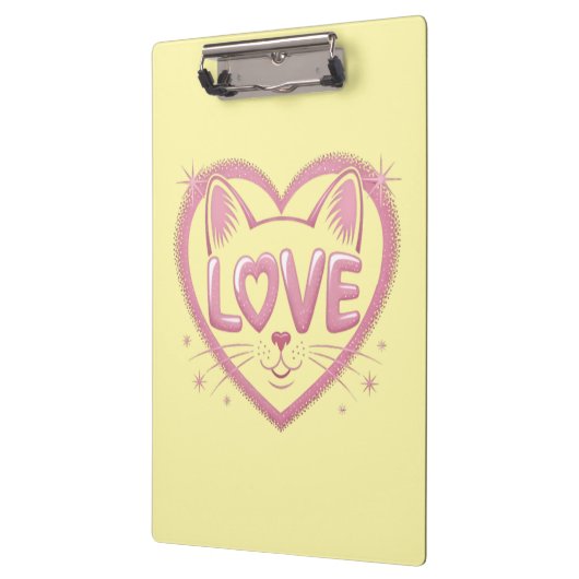 Sparkling Cat Love クリップボード (左)