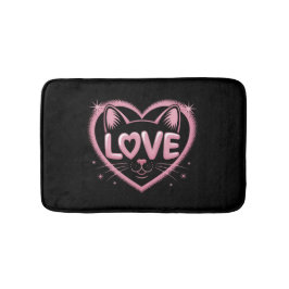 Sparkling Cat Love バスマット