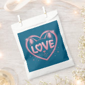 Sparkling Cat Love フェイバーバッグ (クリップ留めされた状態)