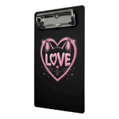 Sparkling Cat Love ミニクリップボード (アングル2)