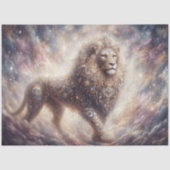 Sparkling Celestial Lion Spirit Decoupage 薄葉紙 (正面)