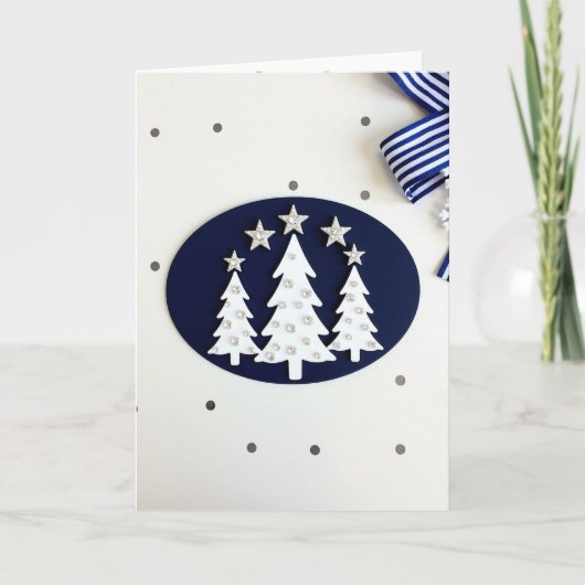 Sparkling Christmas Tree Card カード (正面)