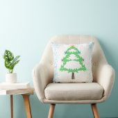 Sparkling Christmas Tree Throw Cushion クッション (椅子)