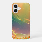 Sparkling Crystal Hearts and Bubbles Phone Case iPhone 16ケース (裏面)