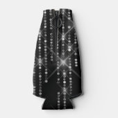 Sparkling Diamonds on Black ボトルクーラー (裏面)