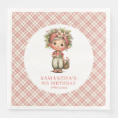 Sparkling Fairy Floral Pastel 7th Birthday Party  (正面)