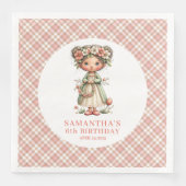 Sparkling Floral Fairy Cute 3rd Birthday Party  (正面)