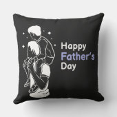 Sparkling Happy Father's Day Piggyback Ride クッション (裏面)