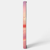 Sparkling Heart and Sunset Phone Case Samsung Galaxyケース (左側面)