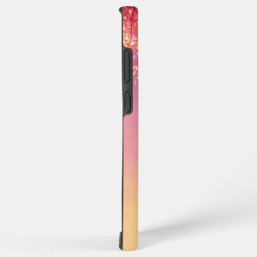 Sparkling Heart & Cherry Romantic Phone Case Samsung Galaxyケース (右側面)