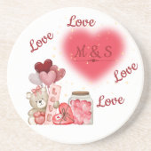 Sparkling Heart Love Coaster コースター (正面)