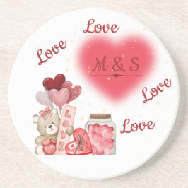 Sparkling Heart Love Coaster コースター