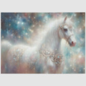 Sparkling Horse Starry Galaxy Art Decoupage 薄葉紙 (正面)