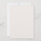 Sparkling Lavender Indigo Gold Border Wedding 招待状 (裏面)
