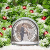 Sparkling Lights Mr & Mrs First Christmas Photo (クリスマス)