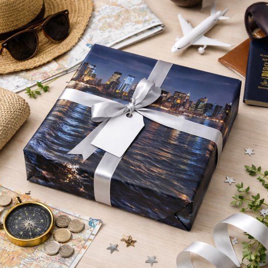 Sparkling Manhattan Lights ラッピングペーパー