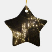Sparkling Outdoor Tree Lights Star Ornament セラミックオーナメント (裏面)
