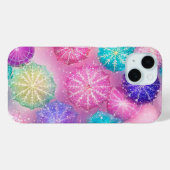 Sparkling Pastel Snowflake Case-Mate iPhoneケース (裏面 (横))