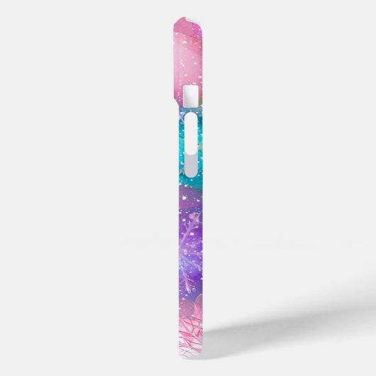Sparkling Pastel Snowflake Case-Mate iPhoneケース (裏面 / 左)