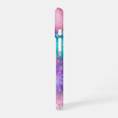 Sparkling Pastel Snowflake iPhone 16ケース (左側面)
