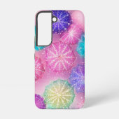 Sparkling Pastel Snowflake Samsung Galaxyケース (裏面)