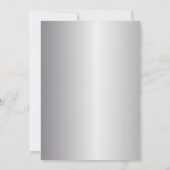 Sparkling Purple and Silver 30th Birthday Party 招待状 (裏面)