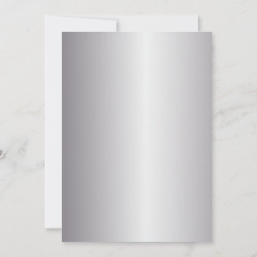 Sparkling Purple and Silver 30th Birthday Party 招待状 (裏面)