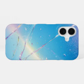 Sparkling Rainbow Ribbons Phone Case iPhone 16ケース (裏面横)