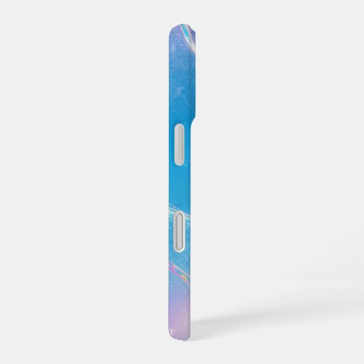 Sparkling Rainbow Ribbons Phone Case iPhone 16ケース (右側面)