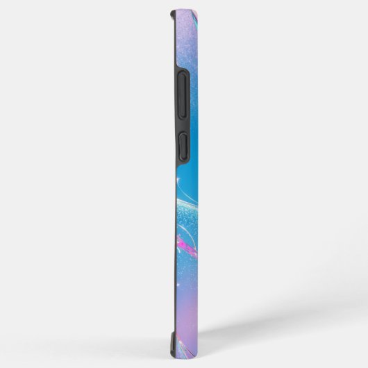 Sparkling Rainbow Ribbons Phone Case Samsung Galaxyケース (右側面)