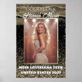 Sparkling Sand Customized Pageant Door Banner ポスター (正面)