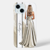 Sparkling Sand Pageant Portrait Blonde Case-Mate iPhoneケース (裏面)