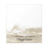 Sparkling Sand Pageant Stationery Small Notepad ノートパッド (正面)