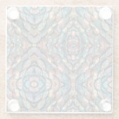 Sparkling Scales ガラスコースター (裏面)