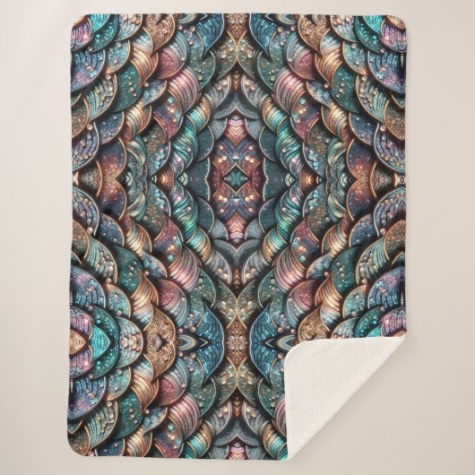 Sparkling Scales シェルパブランケット (正面)