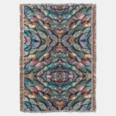 Sparkling Scales スローブランケット (正面縦)