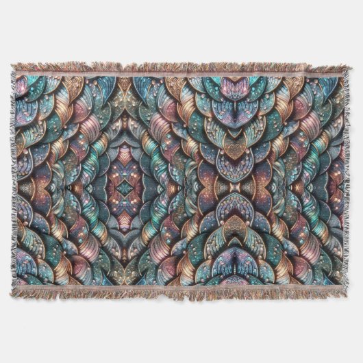 Sparkling Scales スローブランケット (正面)