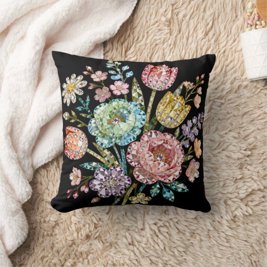 Sparkling Spring Bouquet クッション (ブランケット)