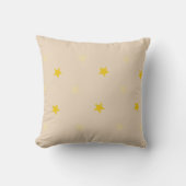 sparkling star cushion - beige cushion クッション (正面)