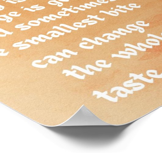 Sparkling Strawberry Art ポスター (角)