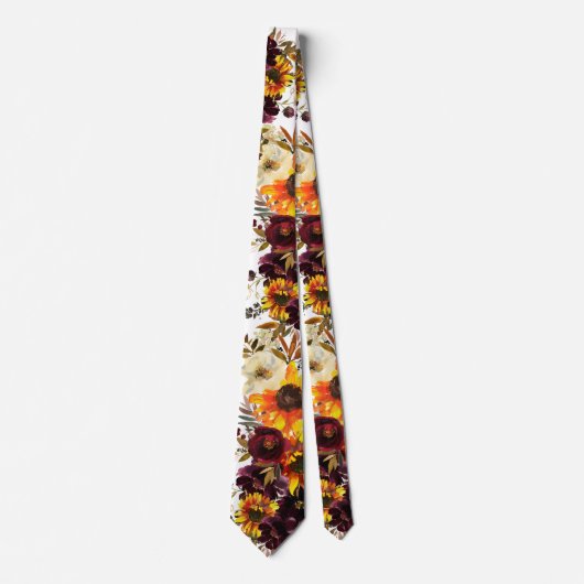 Sparkling Sun & Wine Wedding Neck Tie ネクタイ (正面)