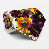 Sparkling Sun & Wine Wedding Neck Tie ネクタイ (ロール)