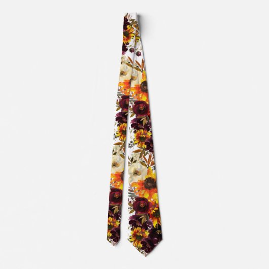 Sparkling Sun & Wine Wedding Neck Tie ネクタイ (裏面)