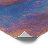 Sparkling Waterfall - Pastel Painting Style Art ポスター (角)