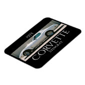 Sparkling White '75 Corvette マグネット (左側)