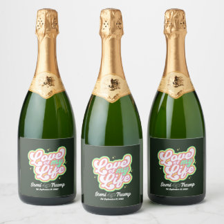Sparkling Wine Bottle Labels スパークリングワインラベル