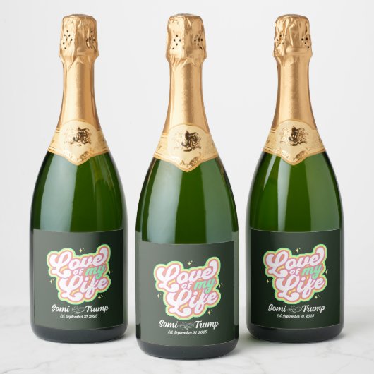 Sparkling Wine Bottle Labels スパークリングワインラベル (ボトル)