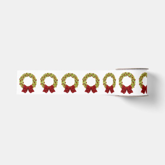 Sparkling Wreath - Multiple Color Options グログランリボン (正面)